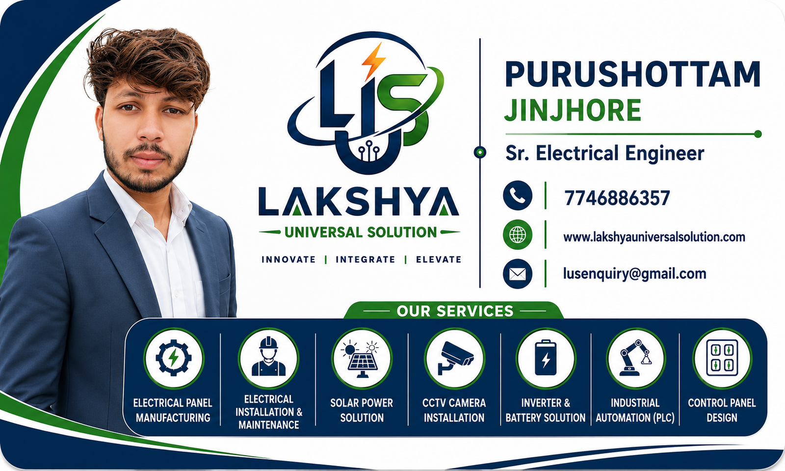 Purushottam Jhinjhore, Senior Electrical Engineer