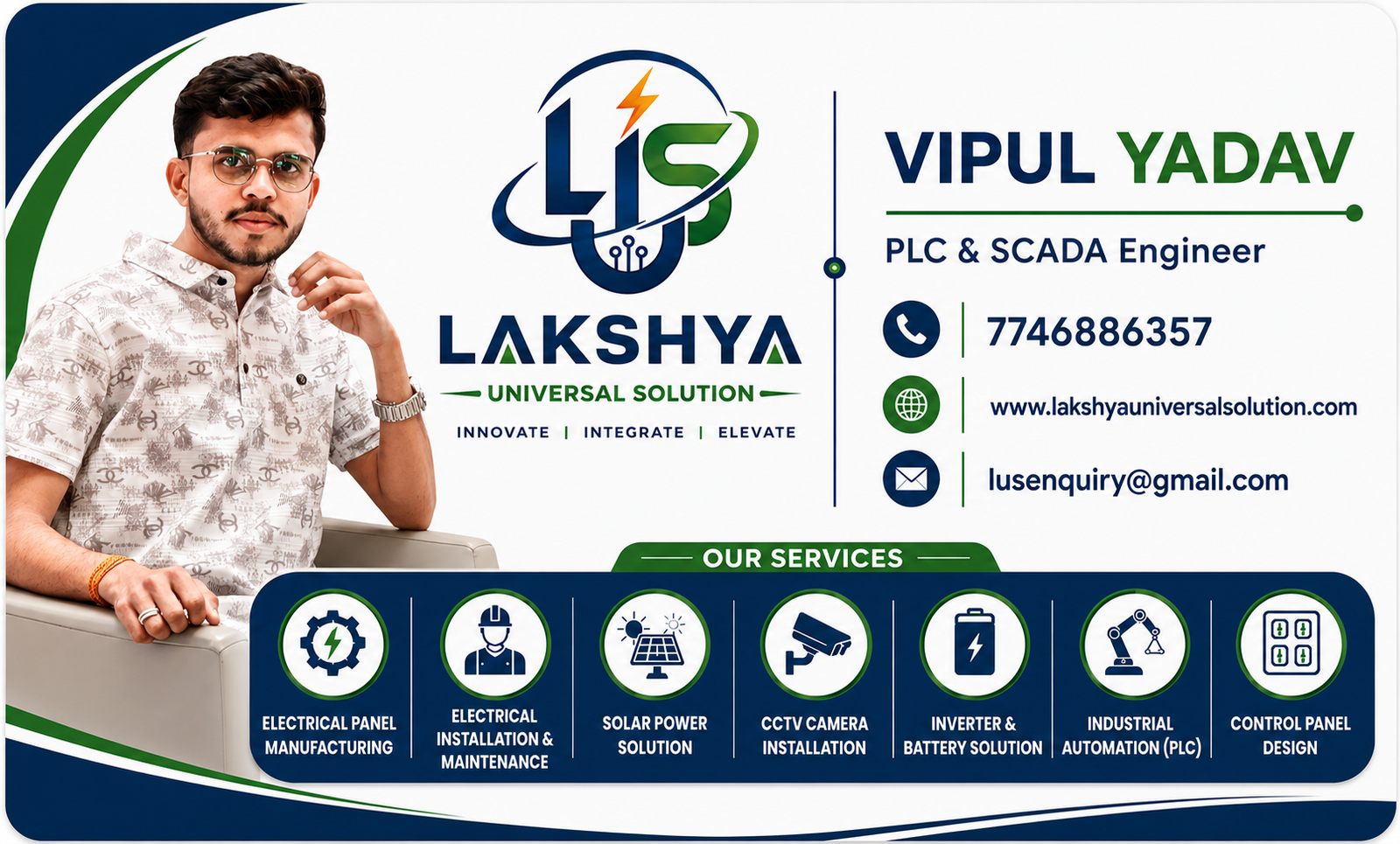 Vipul Yadav, PLC and SCADA Engineer